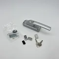 Produktbild: ABUS Abschließbarer Fenstergriff FG300A AL0125 - Fensterknauf mit Druckzylinder