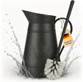 Produktbild: VON STEINEICH® Klobürste - Metallkanne (schwarz) - Vintage Toilettenbürste