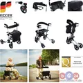 Produktbild: Ridder Rollator Deluxe 4 Rad Gehhilfe Gehwagen Zusammenklappbar Sehr kompakt Neu
