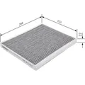 Produktbild: Bosch 1 987 432 537 Filter Innenraumluft für FIAT OPEL ALFA ROMEO ABARTH