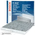Produktbild: BOSCH R 2537 Aktivkohle Innenraumfilter für Opel Corsa Fiat Punto 1 987 432 537