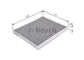 Produktbild: BOSCH 1 987 432 537 Innenraumfilter Filter Pollenfilter für FIAT OPEL ALFA
