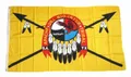 Produktbild: Flagge / Fahne Indianer Apachen Hissflagge 90 x 150 cm