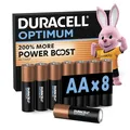 Produktbild: DURACELL Optimum AA-Batterien (8er-Pack) – Alkaline-Batterien 1,5 V