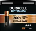 Produktbild: Duracell MN1500 Optimum AA 8er Blister |