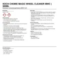 Produktbild: Felgenreiniger Magic Wheel Cleaner Mwc Koch Chemie 500ml Säurefrei Autoreinigung