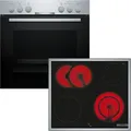 Produktbild: Bosch HND211CS63, Einbau-Herd-Set, HEA510BS3 + NKN645GA2E, Einbau-Herd, Elektro-Kochfeld - Schwarz