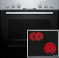 Produktbild: Bosch Herdset Backofen Kochfeld Herd  HND211CS63 Set HEA510BS3 + NKE611GA2E - A