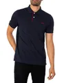 Produktbild: Gant Herren REG Contrast Pique SS Rugger Polohemd, Evening Blue, Standard