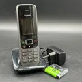 Produktbild: Gigaset S650H PRO Telefon Mobilteil mit Ladeschale & neuen Akkus ✅