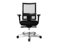 Produktbild: Moebel-Eins Stuhl, SITNESS 60 Drehstuhl Body Balance, Material Stoff/Aluminium, schwarz