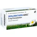 Produktbild: Desloratadin ADGC 5 mg Filmtabletten
