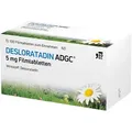 Produktbild: Desloratadin-Adgc 5 mg Filmtabletten 100 St