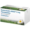 Produktbild: DESLORATADIN ADGC 5 mg Filmtabletten 100 St. PZN 17145955