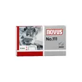 Produktbild: NOVUS Heftklammer Klammern No.111 verzinkt f B35 f 15 Blatt Schenkellänge 4mm