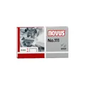 Produktbild: NOVUS Heftklammern No.111 verzinkt 2000 Stück f B35 f 15 Blatt Schenkellänge 4mm