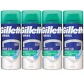 Produktbild: Gillette Series linderndes Rasiergel mit Aloe Vera 4 x 75 ml Set