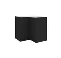 Produktbild: Küchen-Preisbombe Eckunterschrank 90x90 cm Küche SIENA Schwarz Küchenzeile Küchenblock Einbauküche