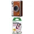 Produktbild: Fujifilm Instax mini EVO braun hybride Sofortbildkamera Top-Set