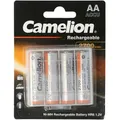 Produktbild: Camelion AA, Mignon LR6, HR6, NiMH Akku mit bis zu 2700mAh in 4er Blisterverpackung, Abmessungen 50,5x14,1mm