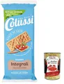 Produktbild: 3x Colussi Vollkorn cracker integrali mit nachhaltigem, ballaststoffreichem Mehl 500 g + italienisches Gourmet-Fruchtfleisch 400 g