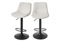 Produktbild: VASAGLE Barhocker Barstuhl, Küchenhocker, höhenverstellbar, um 360° drehbar (2 St., 2er Set), 46,5 x 43 x (88-108) cm (T x B x H), für Esszimmer, Küche