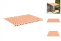 Produktbild: Markisenbespannung Gelb Und Orange 5x3,5 M Ersatz Stoff Bezug