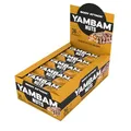 Produktbild: Body Attack YAMBAM NUTS Peanut Butter Caramel, 15 x 55g, Proteinriegel mit mehr als 30% Eiweiß, Fitness-Riegel ohne Zuckerzusatz und ohne Aspartam