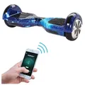 Produktbild: ROBWAY W1 Hoverboard | Elektroroller 700 Watt - 6,5 Zoll - 15 km/h - Bluetooth - LEDs - Soundeffekt - Smart Elektro Scooter - Jugendliche & Erwachsene - Blau
