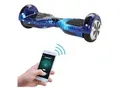 Produktbild: ROBWAY W1 Hoverboard für Erwachsene und Kinder, 6,5 Zoll, Self-Balance, Bluetooth, App, 700 Watt, LEDs (Space Blue 2.0)