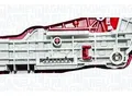 Produktbild: MAGNETI MARELLI Heckleuchte 714021180852 P21W rechts für Mercedes