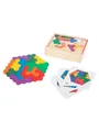 Produktbild: Small Foot - Wooden Shape Puzzle Hexagon Holz