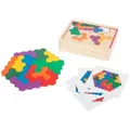 Produktbild: small foot Lernspiel Holzpuzzle Hexagon 287255