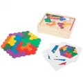 Produktbild: Lernspiel Holzpuzzle Hexagon