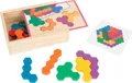 Produktbild: Lernspiel Holzpuzzle Hexagon