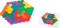 Produktbild: Lernspiel Holzpuzzle Hexagon