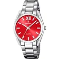 Produktbild: Festina Boyfriend Damenuhr F20622-B Rot Edelstahlband 36,8 mm