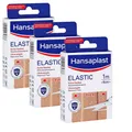 Produktbild: 3x Hansaplast Elastic 1m x 6cm Wasserabweisend flexibel Waterproof Pflaster