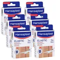 Produktbild: 6x Hansaplast Elastic 1m x 6cm Wasserabweisend flexibel Waterproof Pflaster