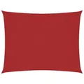 Produktbild: vidaXL Sonnensegel, Sonnenschutz Wasserfest Rechteckig, UV Schutz Sichtschutz für Terrasse Balkon Garten, Windschutz Regenschutz, Rot Oxford-Gewebe