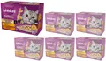Produktbild: Whiskas Tasty Mix Nassfutter für Katzen in Sauce Lamm Huhn Portionsbeutel 72x85g
