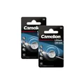 Produktbild: 2x Camelion Lithium Knopfzelle CR1620 / 3V / BP1