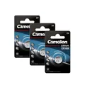Produktbild: 3x Camelion Lithium Knopfzelle CR1620 / 3V / BP1