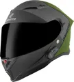 Produktbild: Bogotto H153 BT SPN Bluetooth Helm, schwarz matt/grün, L