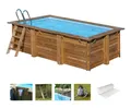 Produktbild: Gre Rechteckpool MARBELLA 2 (Set, 8-tlg), Kiefernholz, BxLxH: 270x420x117 cm