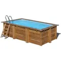 Produktbild: Gre Echtholzpool Marbella Rechteckig 420 x 270 x 117 cm