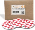 Produktbild: ECENCE Rauchmelder Magnethalter 3 Stück selbstklebende Magnethalterung für Rauchmelder Ø 70mm sc