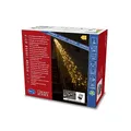 Produktbild: Konstsmide Micro LED Büschellichterkette Cluster, mit 8 Funktionen, Steuergerät und Memoryfunktion, 768 bernsteinfarbene Dioden, 36V Außentrafo, schwarzes Kabel - 3862-800