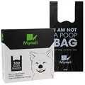 Produktbild: Miyouli 300 Stück Hundebeutel Biologisch Abbaubar,100% Auslaufsichere Extra Dicke Umweltfreundlich für Hunde Kotbeutel mit Henkel, Duft des Meereswindes
