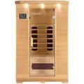 Produktbild: Infrarotkabine Redsun M - 120 X 105 Cm Für 2 Personen Infrarotkabine Wärmekabine Infrarotsauna Sauna - Home Deluxe